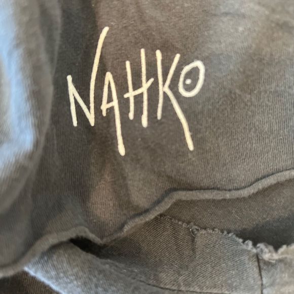 Nahko and Medicine For The People T-Shirt Sz.L Faded black NWT - Picture 4 of 8